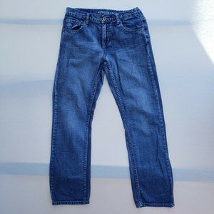 Girl's Flypaper Blue Jeans Adjustable Waist Straight Leg Size 16